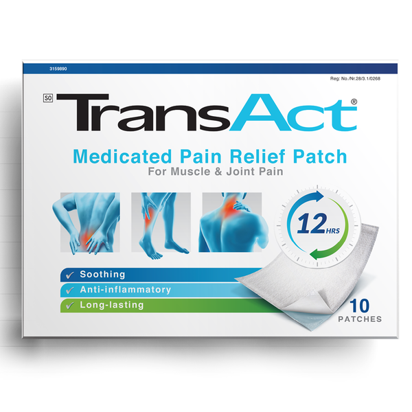 Transact 10s, Medicated Pain Relief Patches