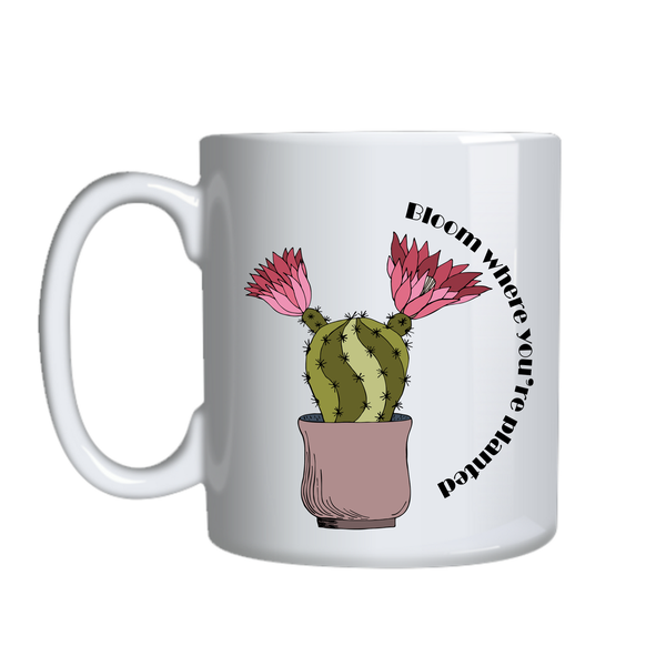 Bloom Coffee Mugs for Succulant Lovers Graphic Cup Birthday Present 027