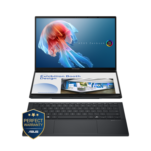 Asus Zenbook DUO Intel Ultra 9 32GB 1TB SSD 14 inch 3k 120hz OLED Touch Notebook