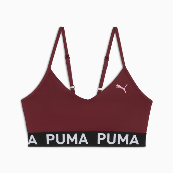 Puma Women's Move Strong Essentials Training Sports Bra - Ruby Shimmer