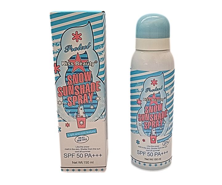 Cooling Sunscreen Spray SPF 50 PA+++ | Make-up Fix | SnowSkin Melt Formula
