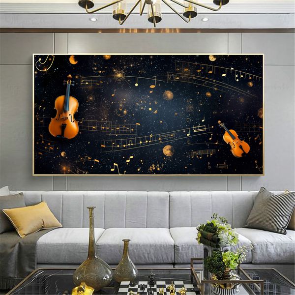 Canvas Wall Decor - Music Costellations - 0435