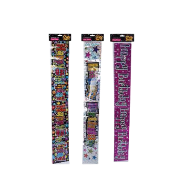 Decorations - Birthday Banner - Set of 3