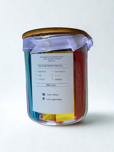 Bible Jar, Bible Accessories, Prayer bottle/Birthday gift