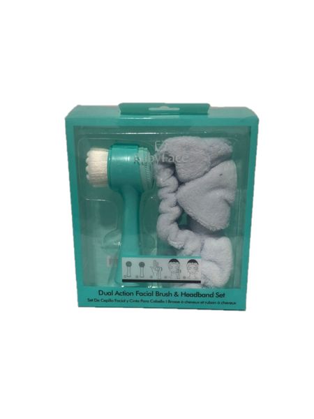 Makeup Headband &amp; Facial Cleanser Kit Green