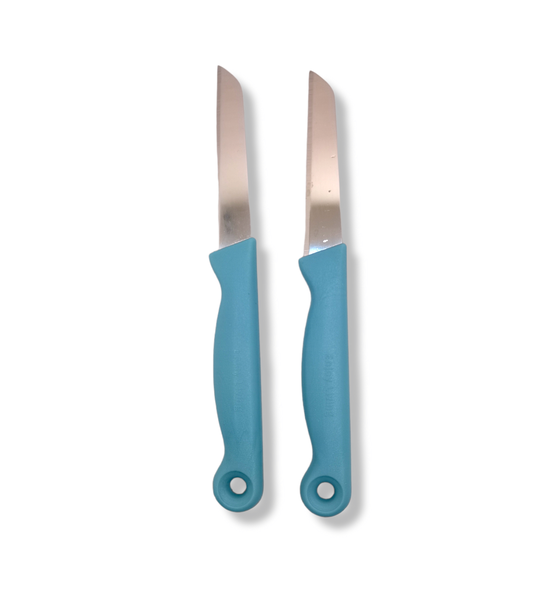 Xclusiv Teal Green Paring Knife Set -Set of 2