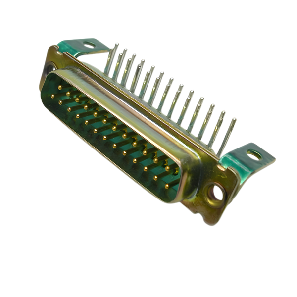 DBMM25PA 25-Way Male D-Sub Connector Right Angle PCB Machined Pins