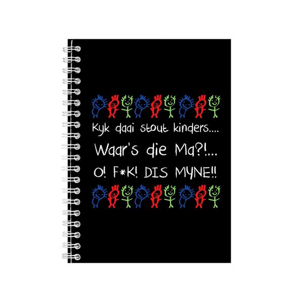 Stout Kinders Notebook Afrikaans Gift Idea Writing Book Notepad Pad 49