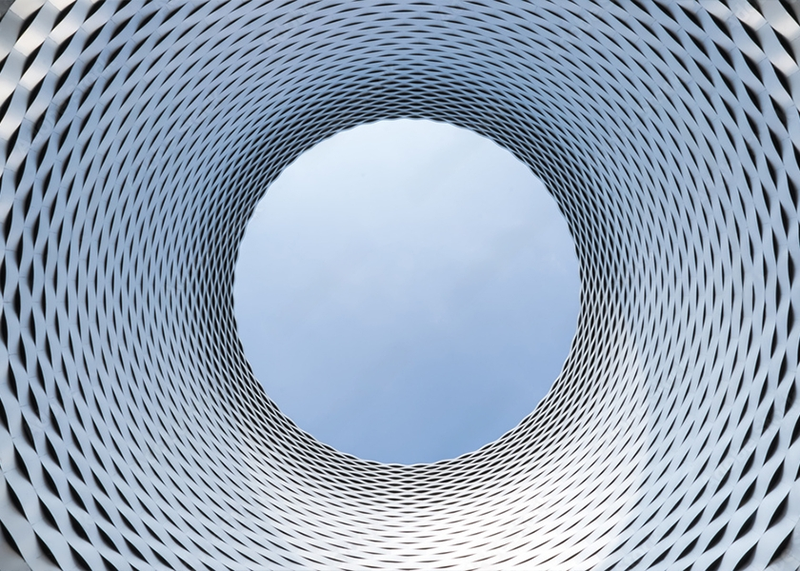 Wall Art Canvas - Architectural Photo of White and Grey Painted Building