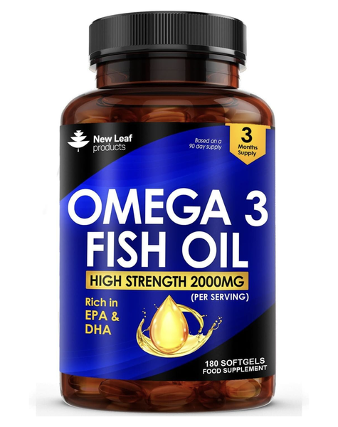 Omega 3 Capsules 2000mg 3 Months Supply