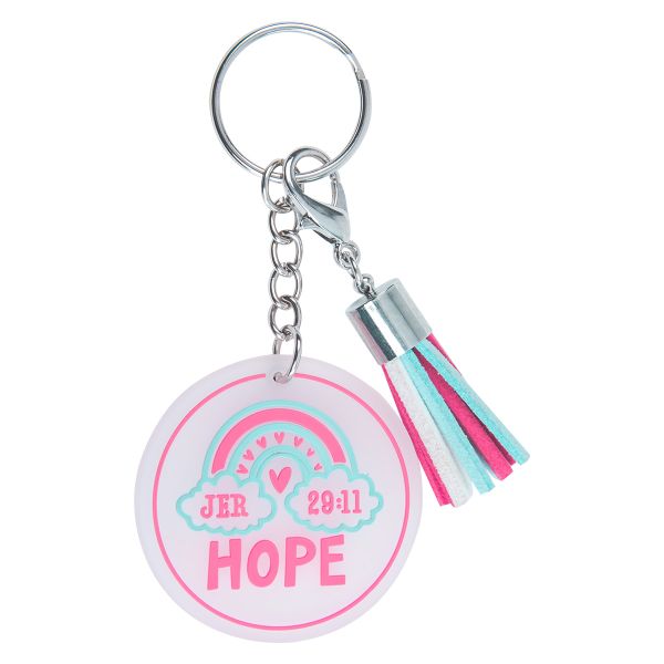 Tassel Key Ring - Hope - Jeremiah 29:11