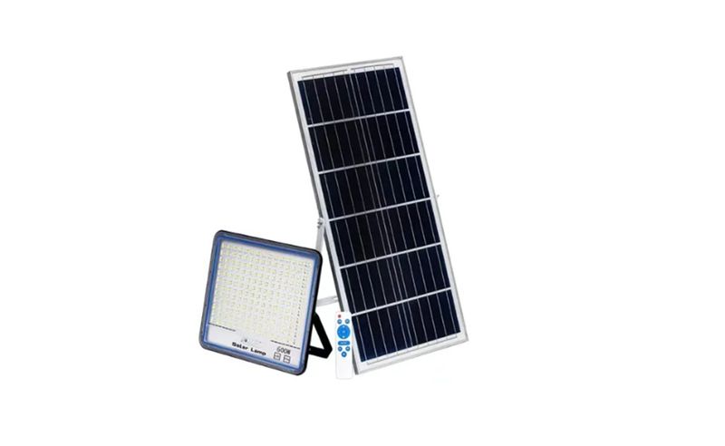 600W Clear solar rechargeable flood lamp