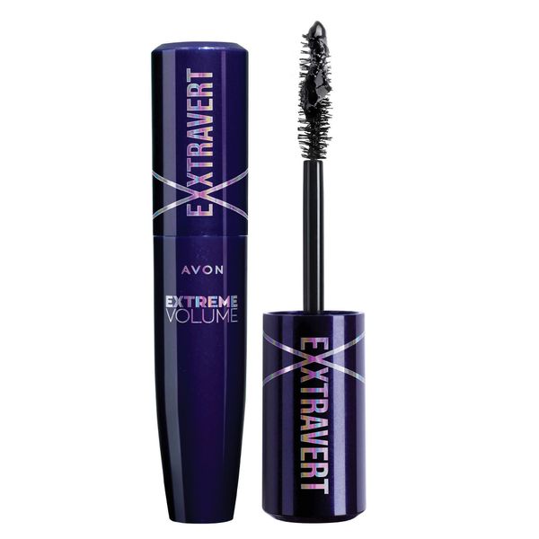 Avon Exxtravert Extreme Volume Blackest Black Mascara - 9.5ml