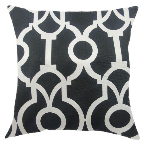 Pillow/Scatter Cushion Black &amp; White Patterns (Inner Included)