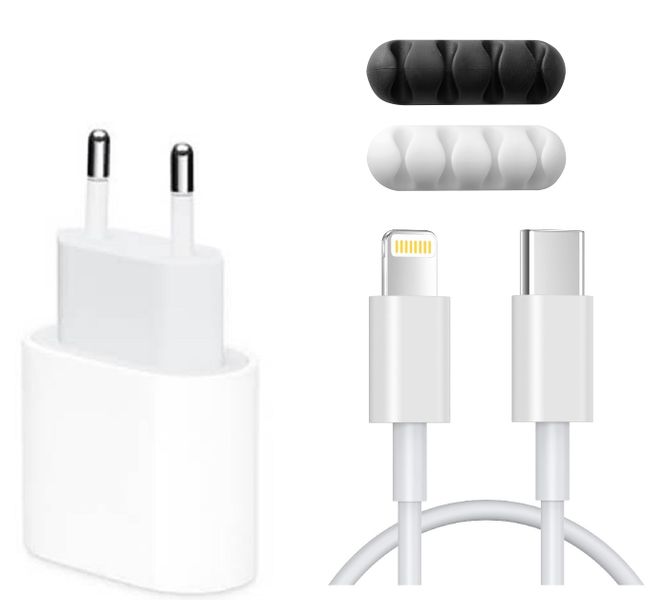 C To Lightning Cable &amp; Cable Organizer image