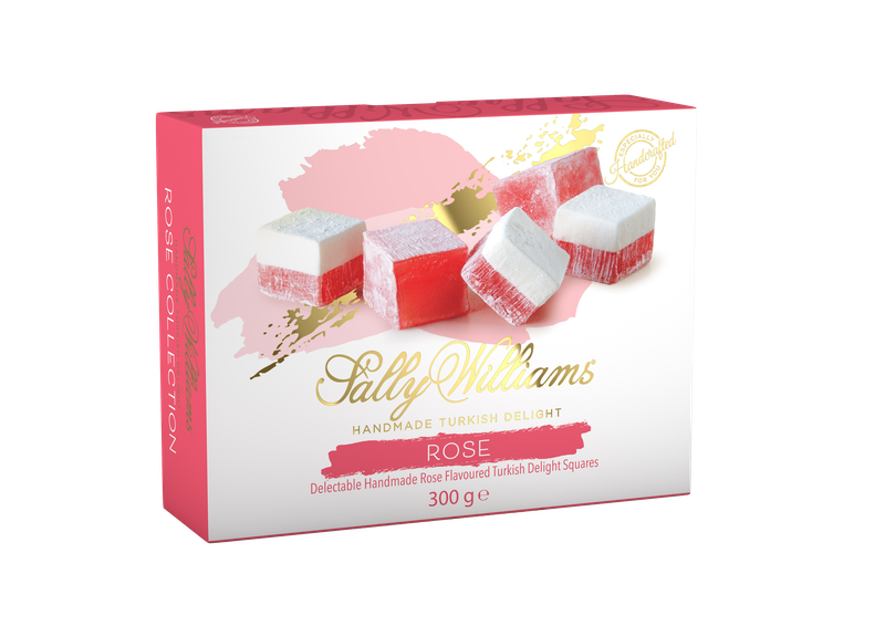 Sally Williams Rose Turkish Delight 300g Box