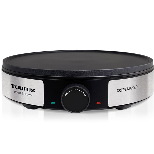 Taurus Crepe Maker Variable Temperature Control Non-Stick Black 30cm 1200W