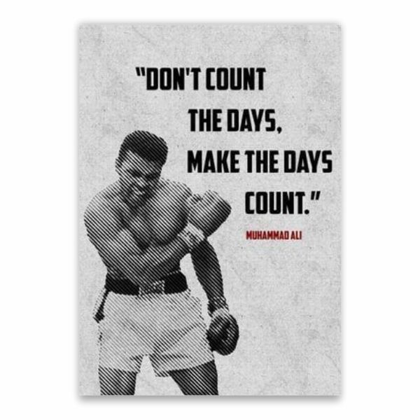 Muhammad Ali Quote Poster - A1