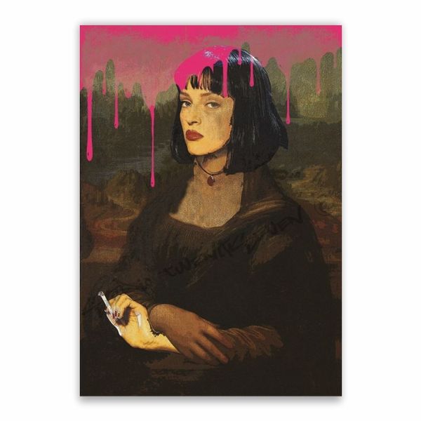 Mona Lisa Pulp Fiction Poster - A1