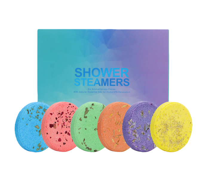 Aromatherapy Shower Steamers Gift Set for Women-6 Pack Essential Oil Bombs