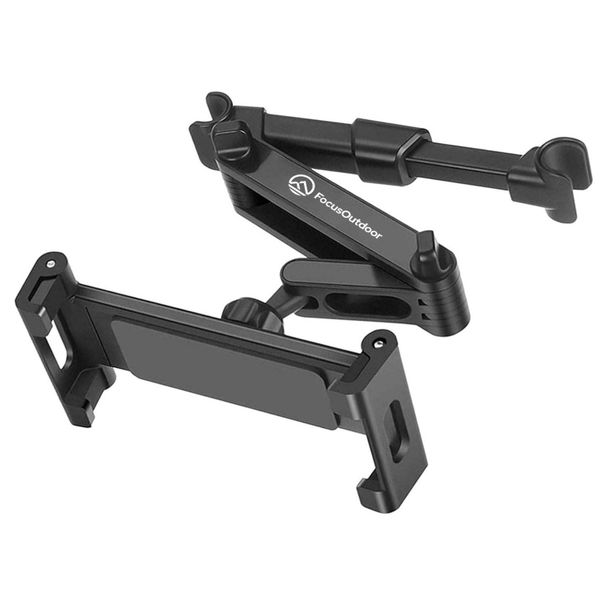 FocusOutdoor 360 Car Headrest Tablet or Phone Holder Mount | Universal Fit