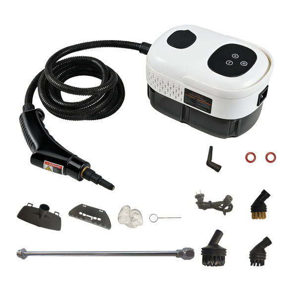1500W Handheld High Pressure Steam Cleaner Fast Heat 6 Levels Full Set