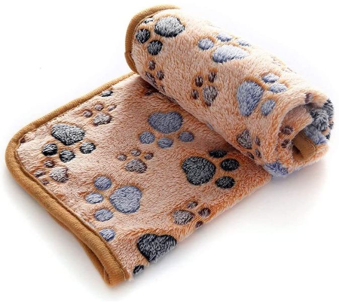 Lightweight Fleece Pet Blanket for Small, Medium Dogs, Puppies &amp; Cats - Pink(60cm x 40cm)