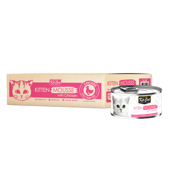 Kit Cat Kitten Chicken Mousse - (24 X 80g)