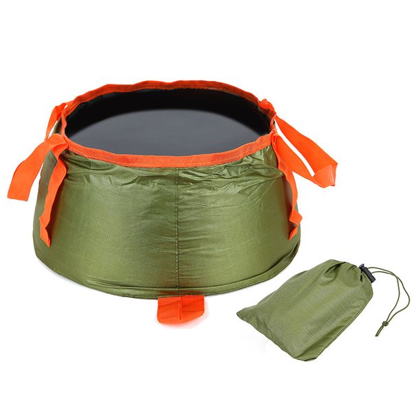 Collapsible Sink Bucket for Camping, Leakproof Foldable Travel Sink Basin