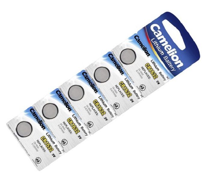 Camelion CR1632-BP5 Lithium Coin Bat 3V 120mAH 16x3.2 5P/Pack