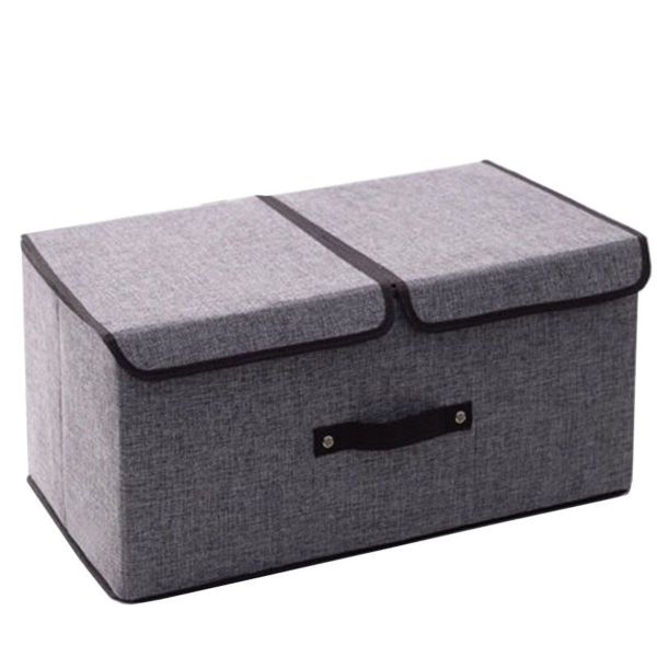 Storage Rack Foldable Storage Box - Cloth Art - Cotton And Linen Storage Box