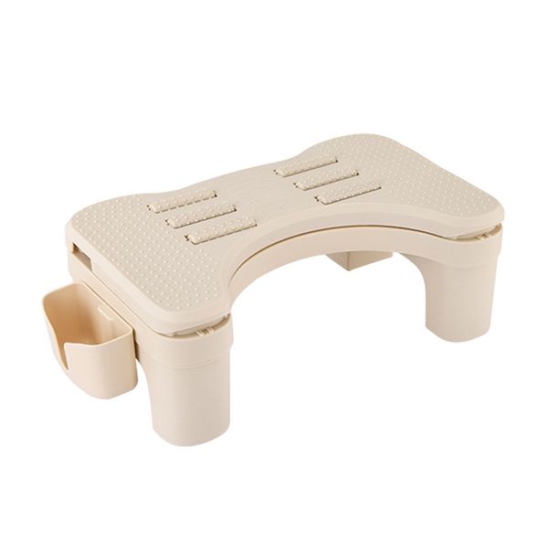 Adjustable Foot Rest for Under Desk, Office Foot Stool with Storage