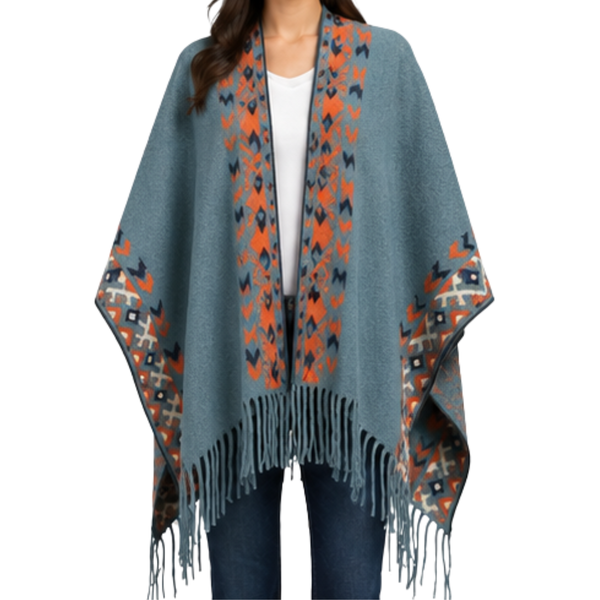 Aztec Winter Poncho