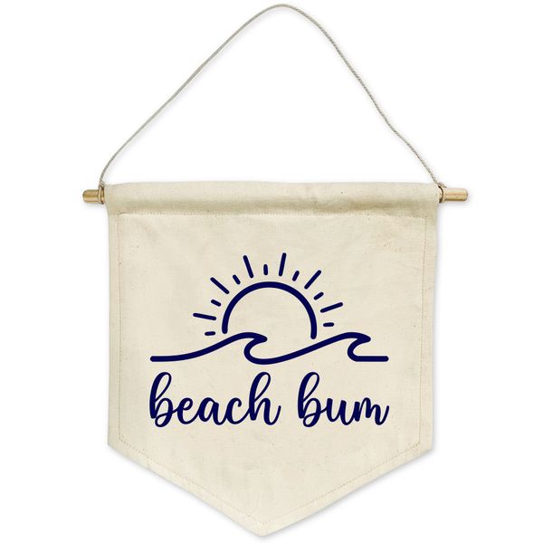 Beach Bum Cotton Banner Decor