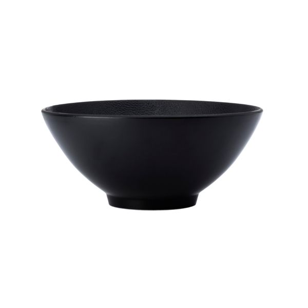 Sublime Leather 10cm Black V-Bowl - 6 Pack