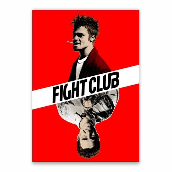 Fight Club Red Background Poster - A1