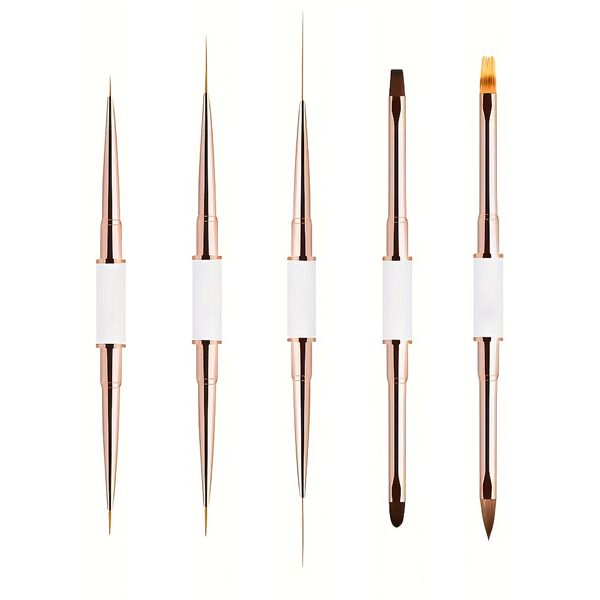 5 Dual Head Phototherapy Pens, Carving Pens, Beauty Tools, Nail Pens