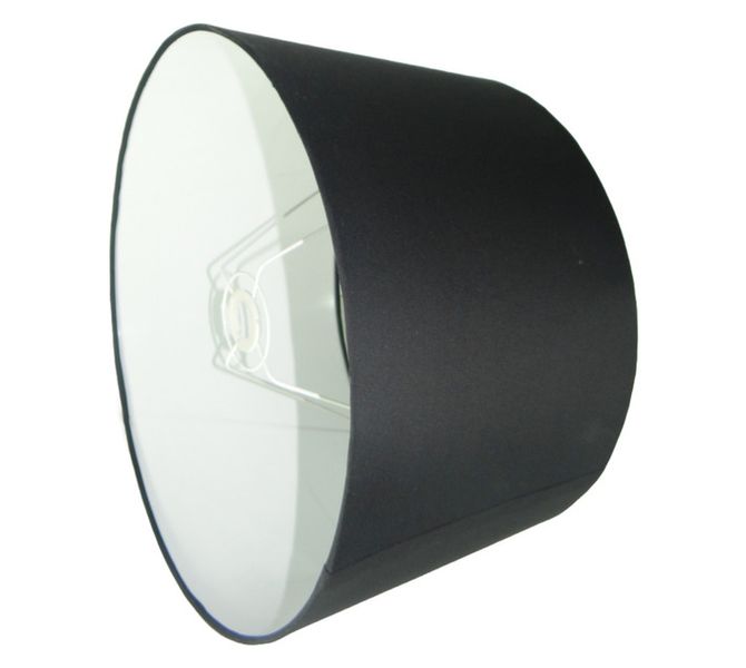 Tapered Drum Lampshade - Black (260mm)