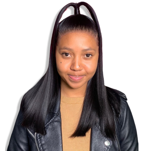 Full Frontal Straight Peruvian / Brazilian Human Hair Wig