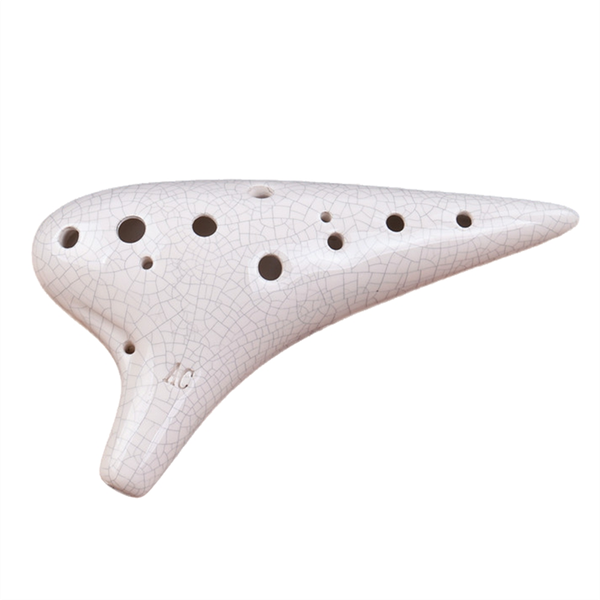 Performance Type 12 Hole Ocarina Suitable For Beginners Dark Brown