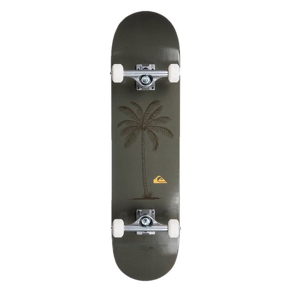 Quiksilver Underpalms Skateboard - Green 8.25 X 32.5 Street