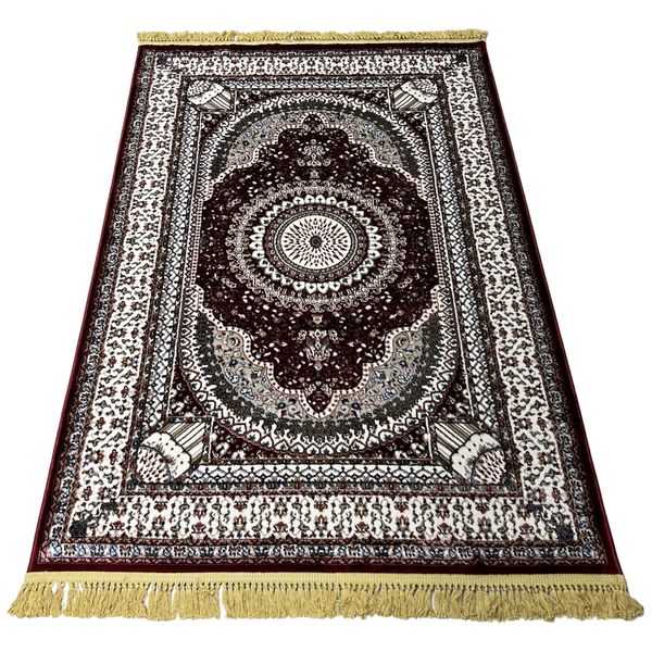 RUGS OF PERSIA Red Persian Design Rug With Fringe 180 x 120cm Rug