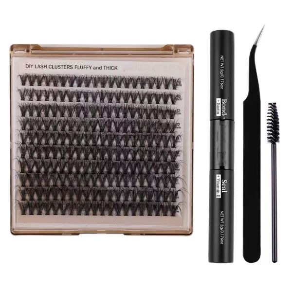 DIY Eyelash Extension Kit 10-18mm 200 Pieces Single Eyelashes