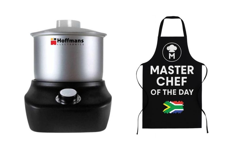 Hoffmans Automatic Multifunction Pap.Gali.Banku.PoundedYam Maker with Apron