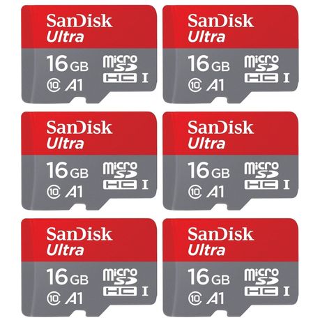 SanDisk Ultra 16GB MicroSDHC Class 10 Memory Card Image