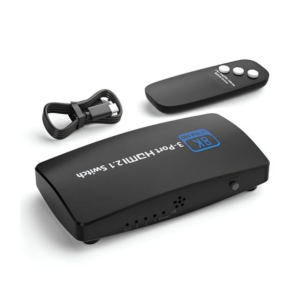 HDMI 2.1 8K Switch - 3x1 Ultra HD Input Selector