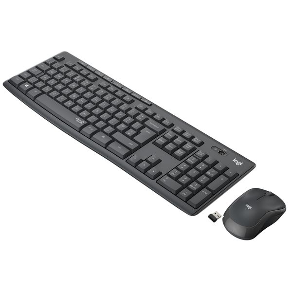 Logitech MK295 Silent Wireless keyboard and mouse set - Graphite