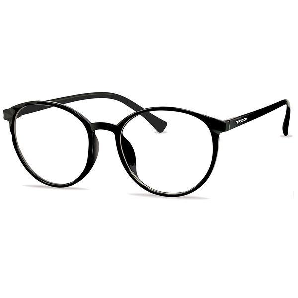 TROO Blue Light Blocking Round Lens Reading Glasses (Computer/Phone)
