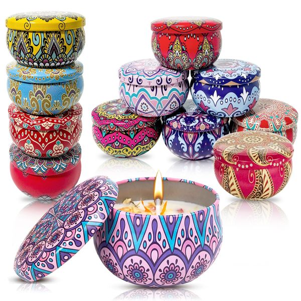 12 Pack Scented Candles Soy Wax Candles for Scented Home, Decor &amp; Gift Set