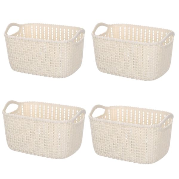 4 Pack Of Small Household Storage Container Organiser